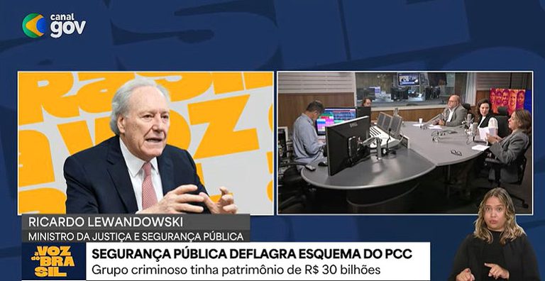 Ricardo Lewandowski na Voz do Brasil
